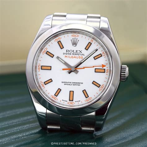 rolex milgauss vintage for sale|ladies pre owned rolex milgauss.